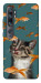 Чехол Cat with fish для Xiaomi Mi Note 10