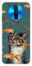 Чехол Cat with fish для Xiaomi Redmi K30