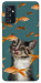 Чохол Cat with fish для Galaxy M52