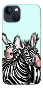 Чехол Cute zebras для iPhone 13