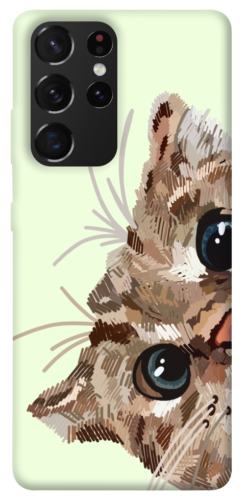 Чехол Cat muzzle для Galaxy S21 Ultra