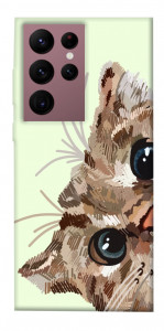 Чехол Cat muzzle для Galaxy S22 Ultra