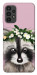 Чехол Raccoon in flowers для Galaxy A13 4G