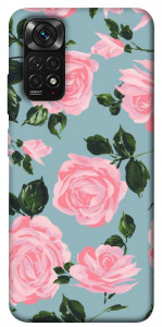 Чехол Розовый принт для Xiaomi Redmi Note 11 (Global)