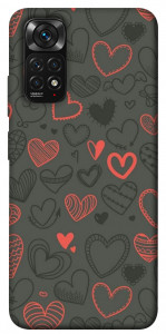 Чехол Милые сердца для Xiaomi Redmi Note 11S