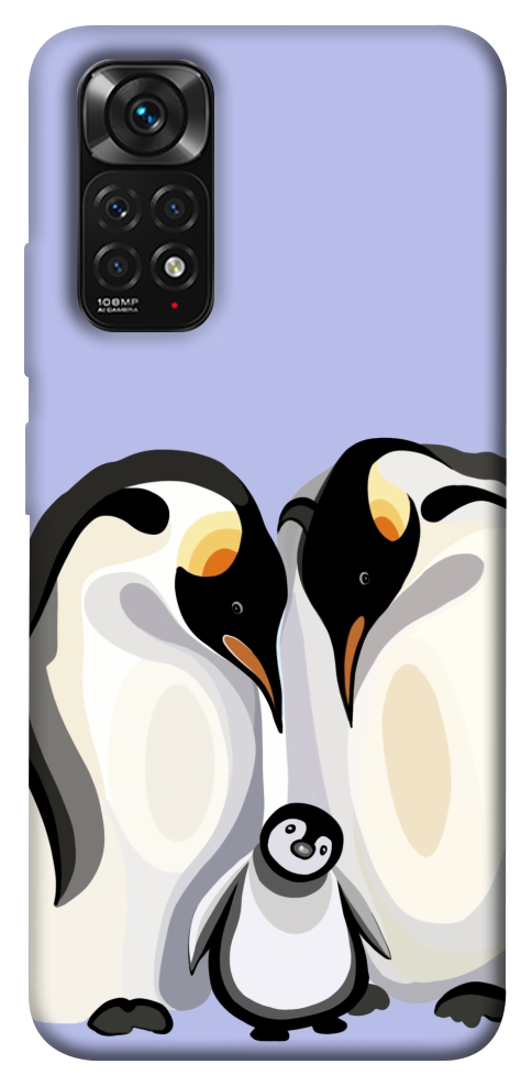 Чохол Penguin family для Xiaomi Redmi Note 11 (Global)