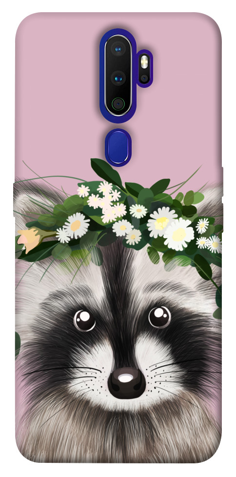 

Чохол Raccoon in flowers для Oppo A5 (2020) 1365034