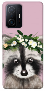 Чехол Raccoon in flowers для Xiaomi 11T