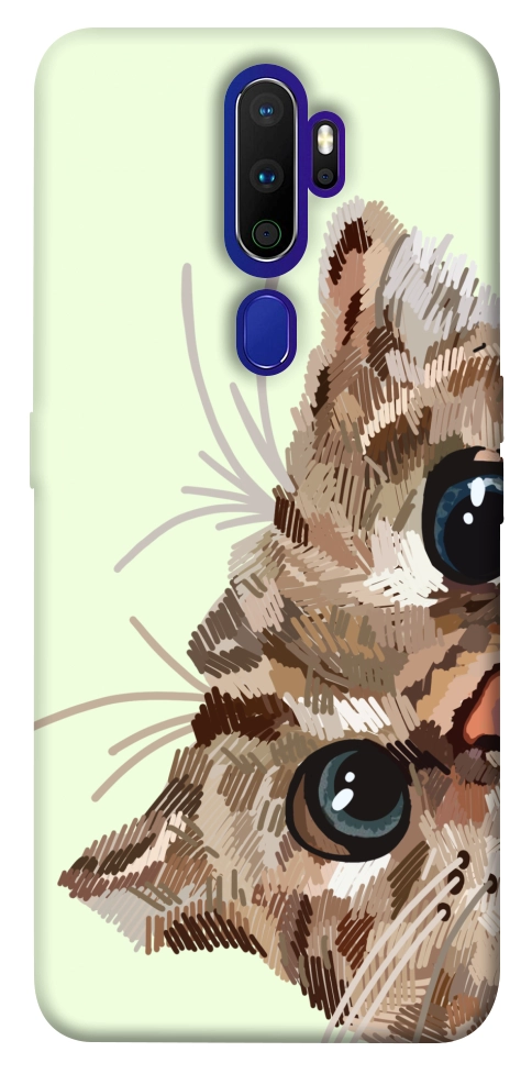 Чехол Cat muzzle для Oppo A9 (2020)