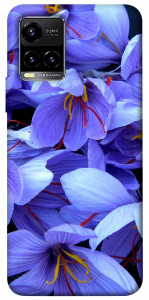 Чехол Фиолетовый сад для Vivo Y33s