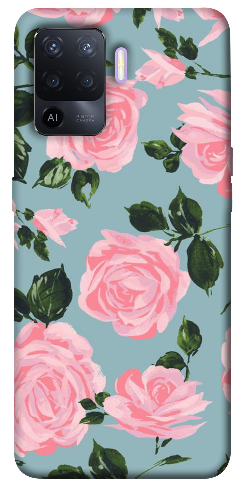 Чехол Розовый принт для Oppo A94