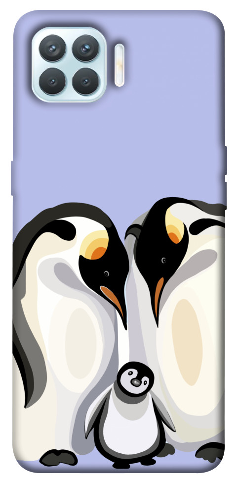 Чехол Penguin family для Oppo F17 Pro