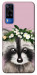 Чехол Raccoon in flowers для Vivo Y51a