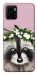 Чехол Raccoon in flowers для Vivo Y15s