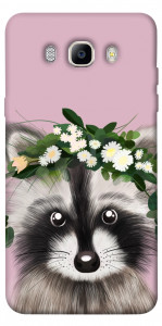 Чохол Raccoon in flowers для Galaxy J5 (2016)