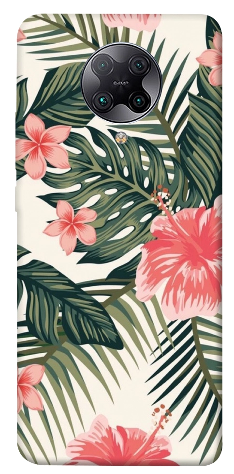 Чехол Tropic flowers для Xiaomi Redmi K30 Pro