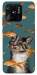 Чехол Cat with fish для Xiaomi Redmi 10C