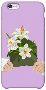 Чехол Flower message для iPhone 6 (4.7'')
