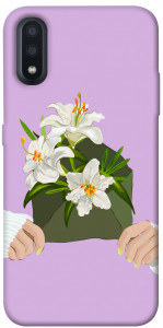 Чохол Flower message для Galaxy A01