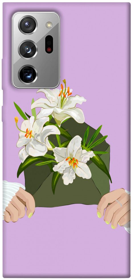 Чехол Flower message для Galaxy Note 20 Ultra