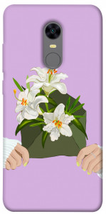 Чехол Flower message для Xiaomi Redmi 5 Plus