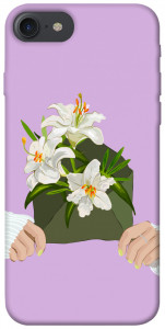 Чехол Flower message для  iPhone 8 (4.7")