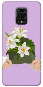 Чохол Flower message для Xiaomi Redmi Note 9S
