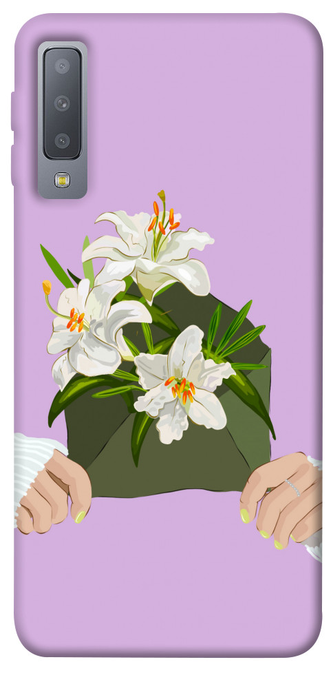 Чохол Flower message для Galaxy A7 (2018)