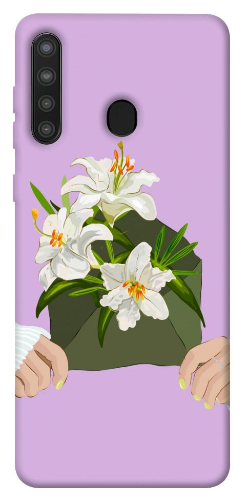 Чохол Flower message для Galaxy A21