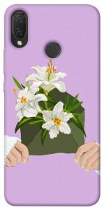 Чехол Flower message для Huawei P Smart+