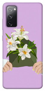 Чехол Flower message для Galaxy S20 FE