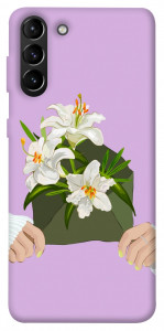 Чохол Flower message для Galaxy S21+