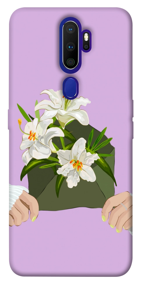 Чехол Flower message для Oppo A9 (2020)