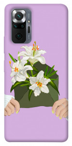 Чехол Flower message для Xiaomi Redmi Note 10 Pro