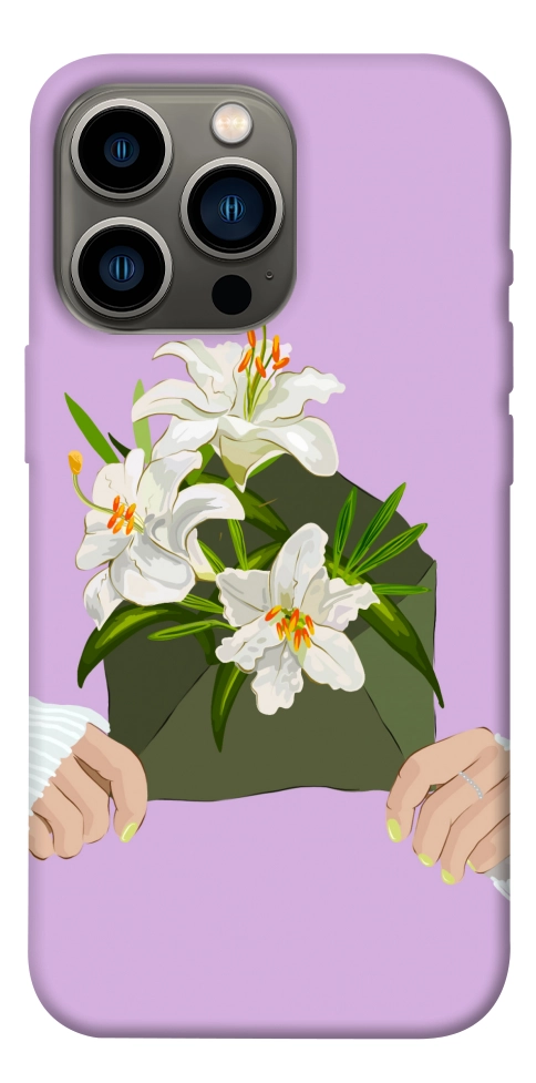 Чехол Flower message для iPhone 13 Pro