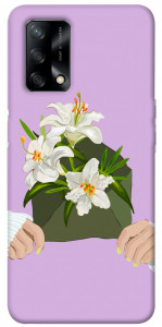 Чохол Flower message для Oppo A74 4G