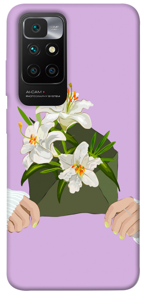 Чохол Flower message для Xiaomi Redmi 10