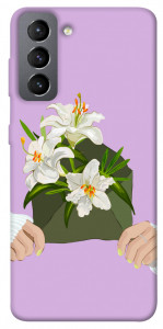 Чохол Flower message для Galaxy S21 FE