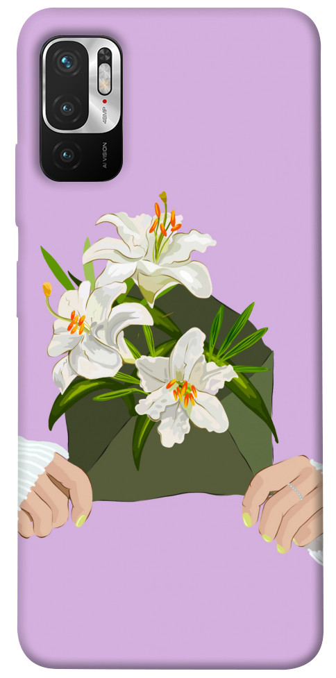 Чохол Flower message для Xiaomi Redmi Note 10 5G