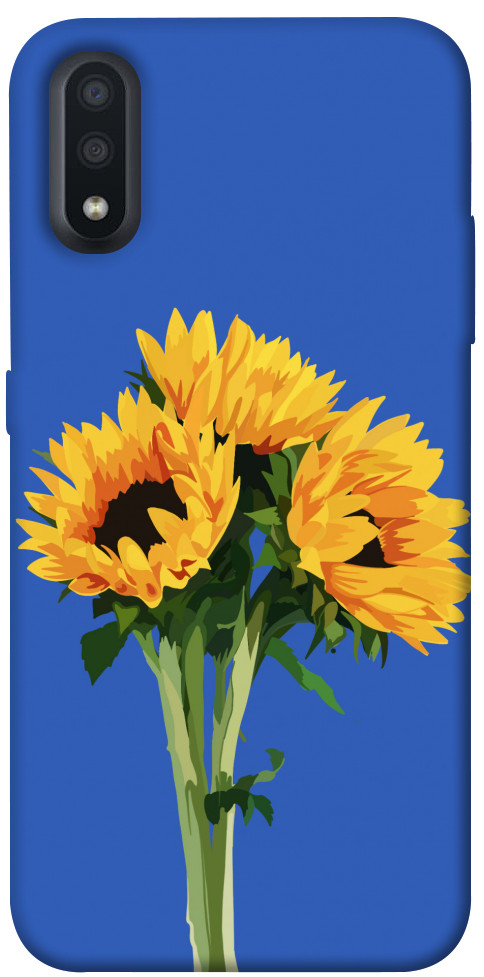 Чохол Bouquet of sunflowers для Galaxy A01