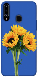 Чохол Bouquet of sunflowers для Galaxy A20s (2019)