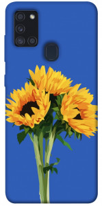 Чехол Bouquet of sunflowers для Galaxy A21s (2020)