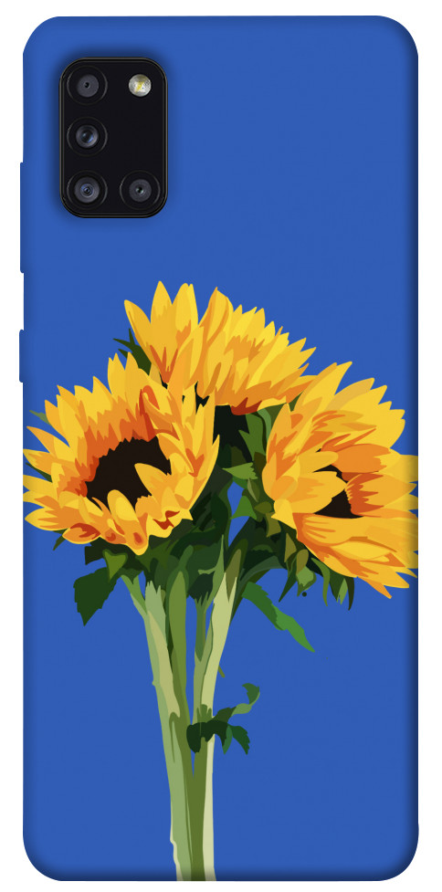 Чехол Bouquet of sunflowers для Galaxy A31 (2020)