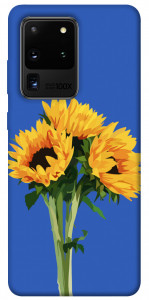 Чехол Bouquet of sunflowers для Galaxy S20 Ultra (2020)