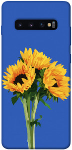 Чехол Bouquet of sunflowers для Galaxy S10 Plus (2019)