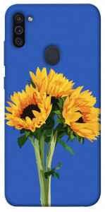 Чехол Bouquet of sunflowers для Galaxy M11 (2020)