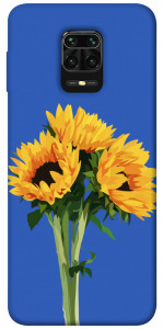 Чехол Bouquet of sunflowers для Xiaomi Redmi Note 9 Pro