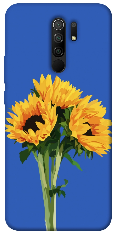 Чохол Bouquet of sunflowers для Xiaomi Redmi 9