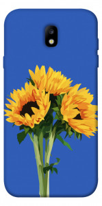 Чехол Bouquet of sunflowers для Galaxy J7 (2017)