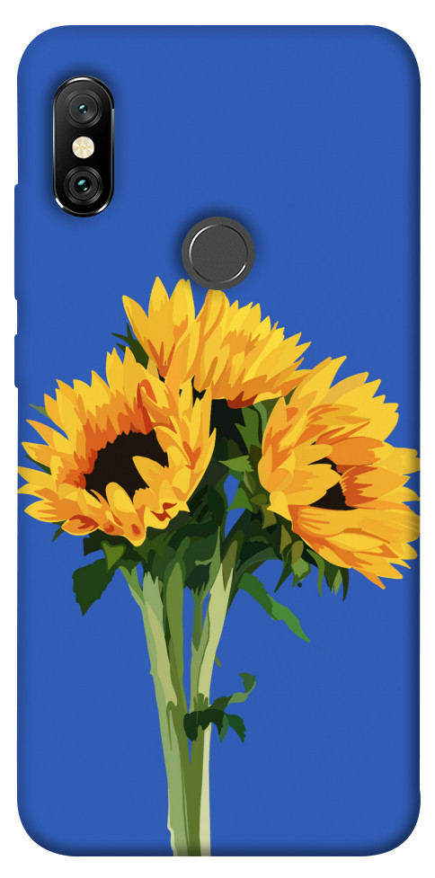 Чохол Bouquet of sunflowers для Xiaomi Redmi Note 6 Pro